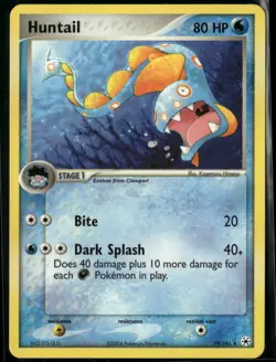 Huntail 19/101 Rare Hidden Legends LP Pokemon Card - Image 1