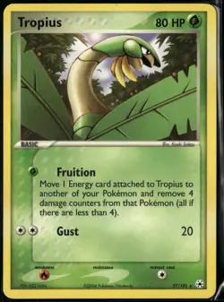 Tropius 27/101 Rare Hidden Legends LP Pokemon Card - Image 1