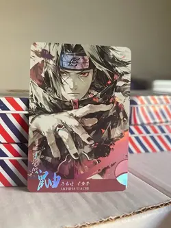 (J1) Naruto Itachi Anime Holo Card - Image 1