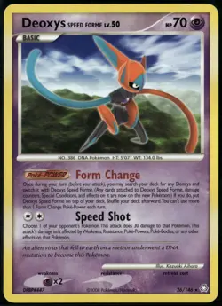 Deoxys Speed Forme 26/146 Rare Legends Awakened NM Pokemon Card - Image 1