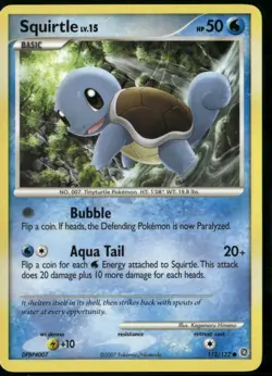 Squirtle 112/132 Common Secret Wonders NM Pokemon Card - Image 1