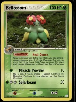 Bellossom 16/101 Rare Hidden Legends LP Pokemon Card - Image 1