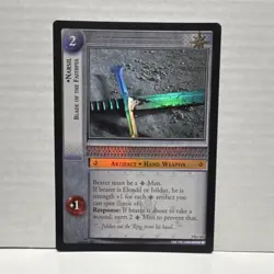 Decipher Narsil, Blade of the Faithful Artifact LOTR TCG Card 9R-34 - Image 1