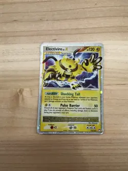 Pokemon TCG Electivire Holo Rare Card LV.X Mysterious Treasures 121/123 - Image 1