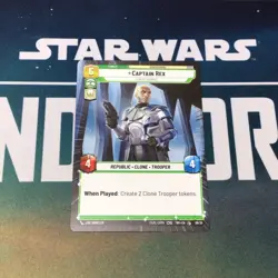 Star Wars Unlimited TotR Hyperspace OP Card 09/20 Captain Rex x3 - Image 2