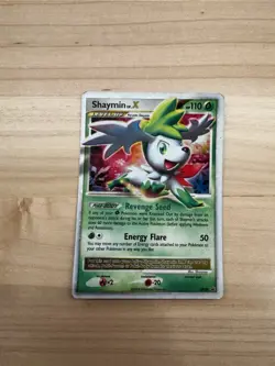 Pokemon TCG Shaymin LV.X Platinum Holo Rare Card DP39 - Image 1