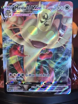 Meowth VMAX SWSH005 SWSH: Sword & Shield Promo Cards Holo - Image 1