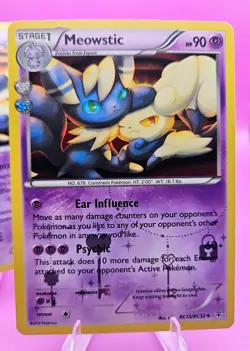 Meowstic RC15/RC32 - Pokemon Generations Card Holo - NM EX Unplayed - Image 1