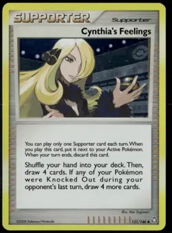 Cynthia's Feelings Holo 131/146 Legends Awakened LP Pokemon Card - Image 1