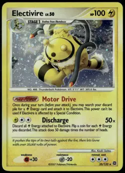 Electivire 25/132 Holo Rare Secret Wonders MP Pokemon Card - Image 1