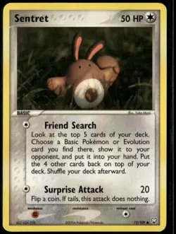 Sentret 75/109 Common Team Rocket Returns NM Pokemon Card - Image 1