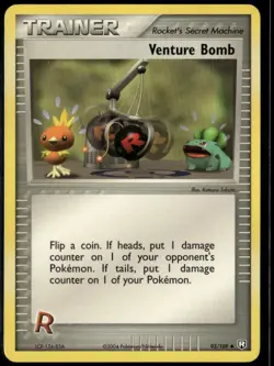 Venture Bomb 93/109 Uncommon Team Rocket Returns NM Pokemon Card - Image 1