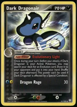 Dark Dragonair 31/109 Uncommon Team Rocket Returns NM Pokemon Card - Image 1