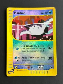Pokemon Card - Demanta Mantine - Skyridge / Holo Reverse - 77/144 - US - Image 1