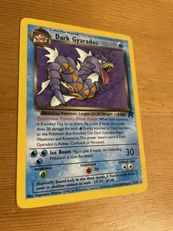 Dark Gyarados 25/82 Unlimited Team Rocket Non Holo Pokemon Card NM - Image 2