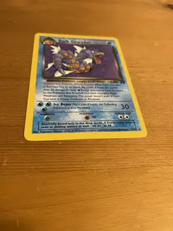 Dark Gyarados 25/82 Unlimited Team Rocket Non Holo Pokemon Card NM - Image 3