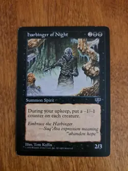 Harbinger of Night Mtg Magic Mirage - Image 2