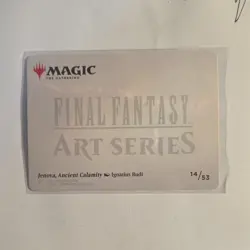 Magic: The Gathering Jenova, Ancient Calamity Final Fantasy 14/53 gold stamp - Image 2