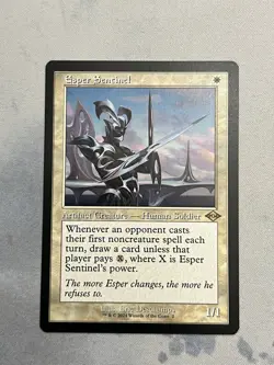 Esper Sentinel MH2 Retro Frame Rare Regular White Human Soldier 002 NM - Image 1