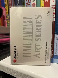 Art Series: The Final Days GOLD STAMPED 6/53: Final Fantasy MTG (NM) - Image 2