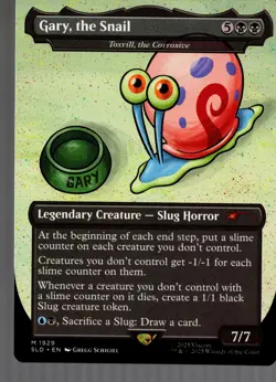 MTG Gary, the Snail - Toxrill, the Corrosive, NM-Mint, English Secret Lair Drop - Image 1