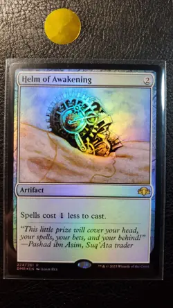 Helm of Awakening FOIL 224/261 M PF MTG Dominaria Remastered - Image 1