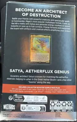 Magic the Gathering Modern Horizons 3 Commander Deck Creative Energy, NEW/SEALED - Image 3