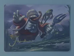 Mtg Final Fantasy 11/53 Quina, Qu Gourmet - Art Series Gold Stamped - Image 1