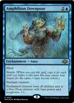 Amphibian Downpour Foil Modern Horizons 3 51 NM MTG - Image 1