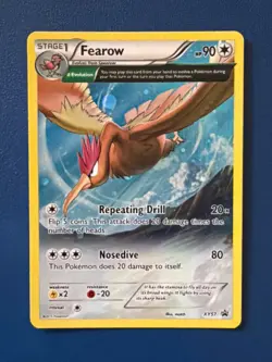 Pokemon TCG Fearow XY57 Black Star Promo, Holo Full Art LP-NM - Image 1