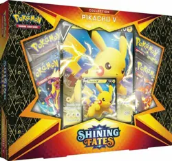 Pokemon TCG: Shining Fates Pikachu V Collection Box Set 820650828690 - Image 1