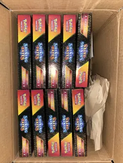 IN HAND - Pokemon Shining Fates Pikachu V Collection Box FACTORY SEALED UP TO 10 - Image 2