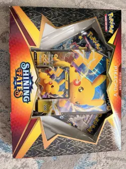 Pokemon Shining Fates Pikachu V Collection Box – Factory Sealed - Image 1