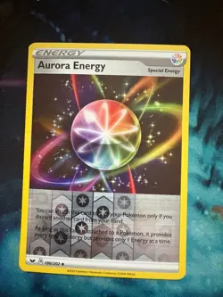 Aurora Energy 186/202 Reverse Holo - NM Pokemon Card - Image 1