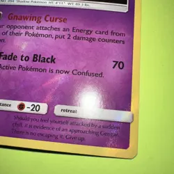 Pokemon TCG Gengar 38/111 SM-Crimson Invasion Holo Rare Stage 2 HP… - Image 5