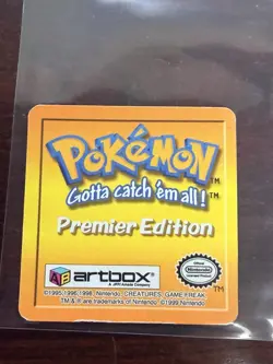 Pokemon 1999 Artbox Flipz | Premier Edition | #53 PERSIAN/ #52 MEOWTH - Image 2