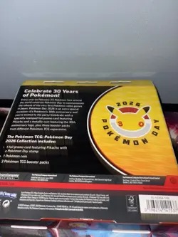 Pokemon Day 2026 Collection 30th Anniversary Special Pikachu Promo SEALED - Image 2