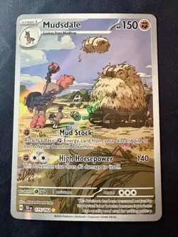Pokemon TCG Temporal Forces Mudsdale Illustration Rare #175 Holo - Image 1