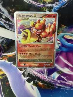 Pokemon TCG: Magmortar Lv. X Ultra Rare 123/123 Mysterious Treasures - Image 1