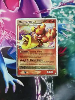 Pokemon TCG: Magmortar Lv. X Ultra Rare 123/123 Mysterious Treasures - Image 3
