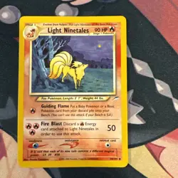 Light Ninetales 50/105 - Neo Destiny Set - Pokemon Vintage WOTC DMG - Image 1