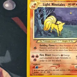 Light Ninetales 50/105 - Neo Destiny Set - Pokemon Vintage WOTC DMG - Image 3