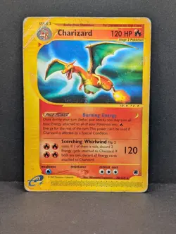 Charizard 040/165 Expedition Base Set Regular Rare Non-Holo Pokemon TCG dmg - Image 1