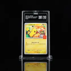 2025 Pokemon Japanese McDonald's Collection Pikachu Graded TAG 10 **READ** - Image 2