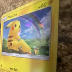 Pokemon TCG Pikachu 28/73 Shining Legends Basic Mouse 60 HP Iron Tail - Image 3