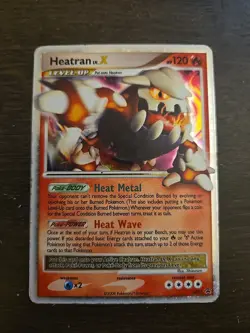 Pokemon Heatran LV X DP31 Holo Promo MP - Image 1
