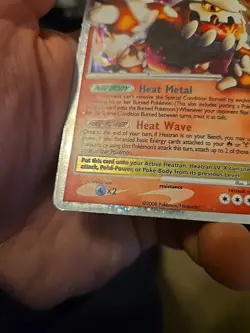 Pokemon Heatran LV X DP31 Holo Promo MP - Image 4