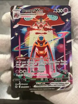 Pokemon TCG Deoxys VMAX GG45/GG70 Crown Zenith Galarian Gallery Holo NM- - Image 3