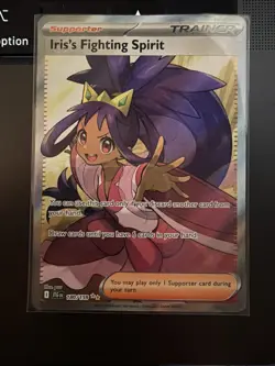 Iris's Fighting Spirit 180/159 Ultra Rare Holo Journey Together Pokemon TCG NM - Image 1