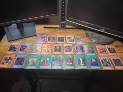 Very Rare Yugioh Card Lot. Vintage. Holo. Japanese,All Damaged-Conditions Vary - Image 1